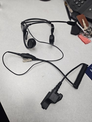 Motorola Rmn4049a Temple Transducer Tactical Head Set For XTS MTS MT PR Radios