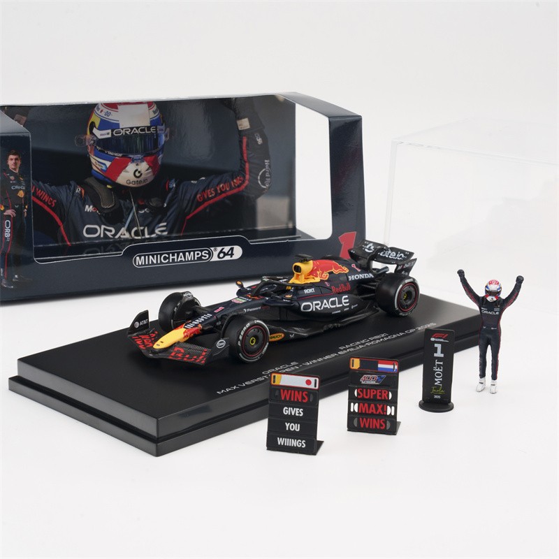 MINICHAMPS 1:64 ORACLE RB21 #1 MAX Winner Emilia Romagna GP 2025 Model Car