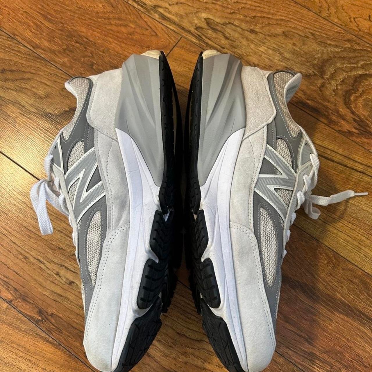 New Balance 990v6 Made in USA Grey Suede Sneakers Size 15 2E Wide image 3