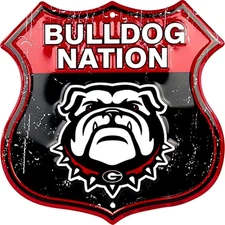 University of Georgia Bulldogs Nation Route Sign Shield - DECORATIVE SIGNAGE - A
