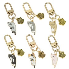 Cute Kitten Keychain Exquisite Adorable Cat Keyring