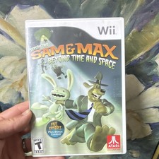 Atari Sam & Max: Beyond Time and Space Nintendo Wii Game Manual Included T
