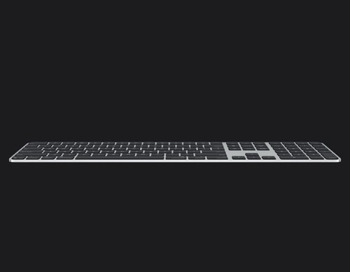 Apple Magic Keyboard mit Touch ID und Ziffernblock + USB-C + DEUTSCH + SCHWARZ - Bild 2 von 4