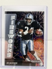 2025 Panini Prizm Black Fireworks Bo Jackson #19