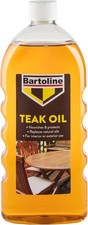 Bartoline Teak Oil 1 l – Deep Penetrating Wood Oil for Outdoor & Indoor Furni 14.46 per litre