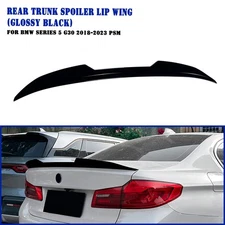 Rear Trunk Spoiler Wing Kit For BMW 5 Series G30 2018-2023 2020 PSM Style Black