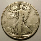 1944 S Walking Liberty Half Dollar 90% Silver   "As Pictured - Not Cleaned"