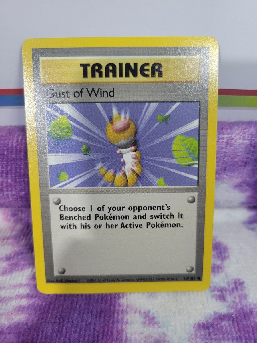 gust of wind pokemon card value 1999 Nintendo Pokemon Game Gust Of Wind (1st Edition)