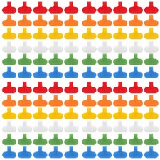 120 PCS Cable Labels Cord Labels Multi-Color Write on Wire Labels Tags for1840