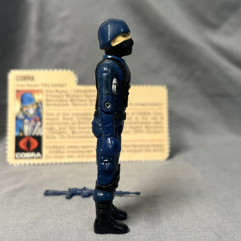 GI Joe COBRA SOLDIER V1.5 Completo con Tarjeta Roja Exclusiva de Sears De Colección 1983 Foto 3 de 4