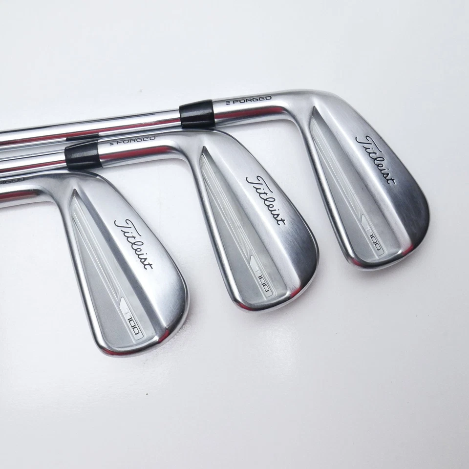 Used Titleist T100 2023 Iron Set / 5 - PW / Stiff Flex / Left-Handed - Image 4 of 4