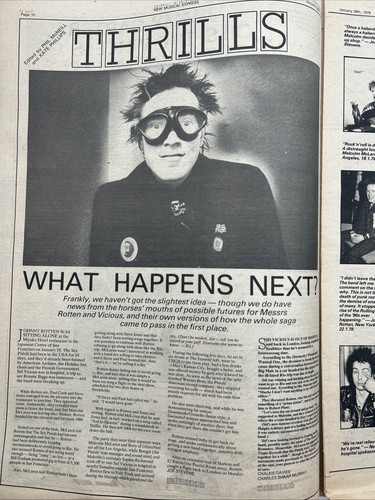 NME New Musical Express 28 Feb 1978 BOB GELDOFF Cover Billy Joel, Sex Pistols - Picture 7 of 12