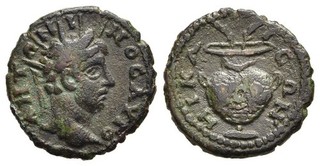 FITZ BITHYNIA NICAEA CARACALLA AMPHORA ROMAN PROVINNCIAL BRONZE ±±AIN493