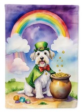 Caroline's Treasures Sealyham Terrier St Patrick's Day House Flag DAC5609CHF