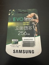 Samsung EVO Select 256GB microSDXC UHS-I Card Class 10 Adapter Water Proof