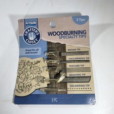 ArtSkills Specialty Wood burning Tips Coloring Crafters Closet Calligraphy Broad