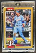 2026 Topps Jonah Heim Walk This Way Gold #/50 Rangers