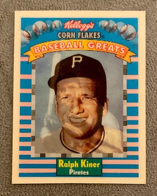 Ralph Kiner 1991 Sportflics Kelloggs Corn Flakes Baseball Greats #15