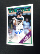 Cal Stevenson 2023 TOPPS 35TH ANNIVERSARY RC AUTO Card #88BACS