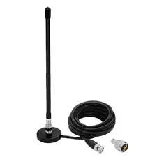 Eightwood CB Antenna with Magnetic Base for Portable Handheld CB Radio 27 mhz