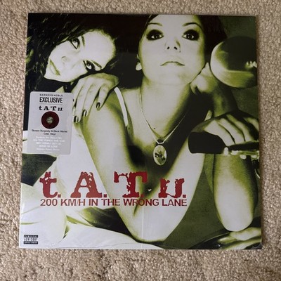 t.A.T.u. 200 KM/H In The Wrong Line Burgundy And Black Marble Vinyl LP Record