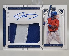 2019 Panini National Treasures #37 Jonathan Davis #/99