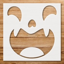 Stylized Expressive Face Art Home Decor Reusable Plastic Stencil - StencilAir