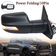 Power Fold Side Mirror For Ram 1500 2019-23 2024 Right Passenger W/Signal Heated