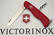 Victorinox Swiss Army ALPINEER 111mm with Slide Lock - Red Handles - Unused Mint