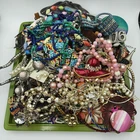 Costume Jewelry Mix Lot 5+ Lb. Vintage To Modern As Is #324