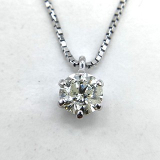 Jewelry Necklace Natural Diamond 1.04ct White Gold 3151042