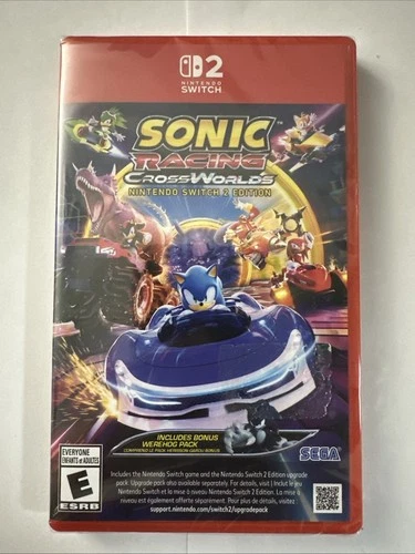 Sonic Racing Crossworlds (Nintendo Switch 2) Brand New