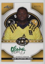 2015 Leaf US Army All-American Bowl Tour 7/25 Chidi Valentine-Okeke Auto k4s