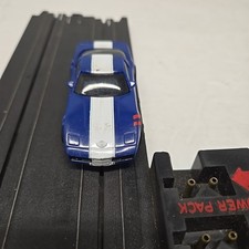 Blue/White ZR1 Tyco 440x2 Corvette HO Slot Car