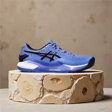 ASICS Gel Resolution 9 black blue Mens shoes ...