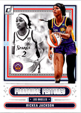 Rickea Jackson Franchise Features ( 2025 Panini Donruss WNBA #8 LA Sparks )
