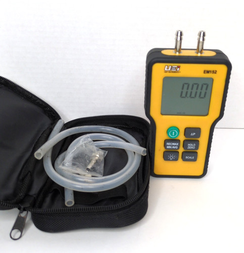 UEI Test Instruments Dual Differential Digital Manometer EM152 Working