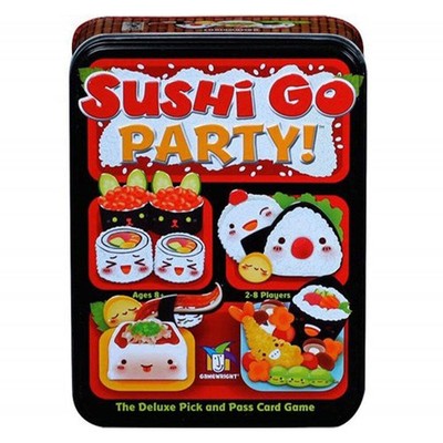 Gamewright Sushi Go Party, das Brettspiel für 2 bis 8 Spieler ab 8 Jahren