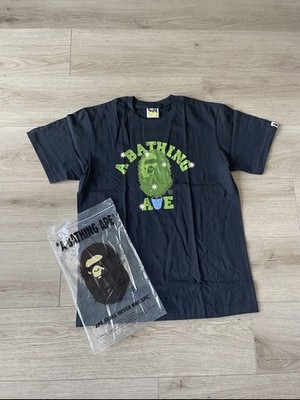 A Bathing Ape BAPE Black Bonsai Tree College Tee Multiple Sizes