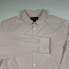 Mizzen Main Shirt Mens XL Light Pink Leeward Classic Performance Dress Stretch