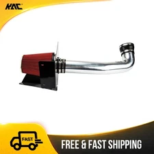 Cold Air Intake Kit + Red Filter w/ Heat Shield For 10-13 Chevy Tahoe V8 5.3L