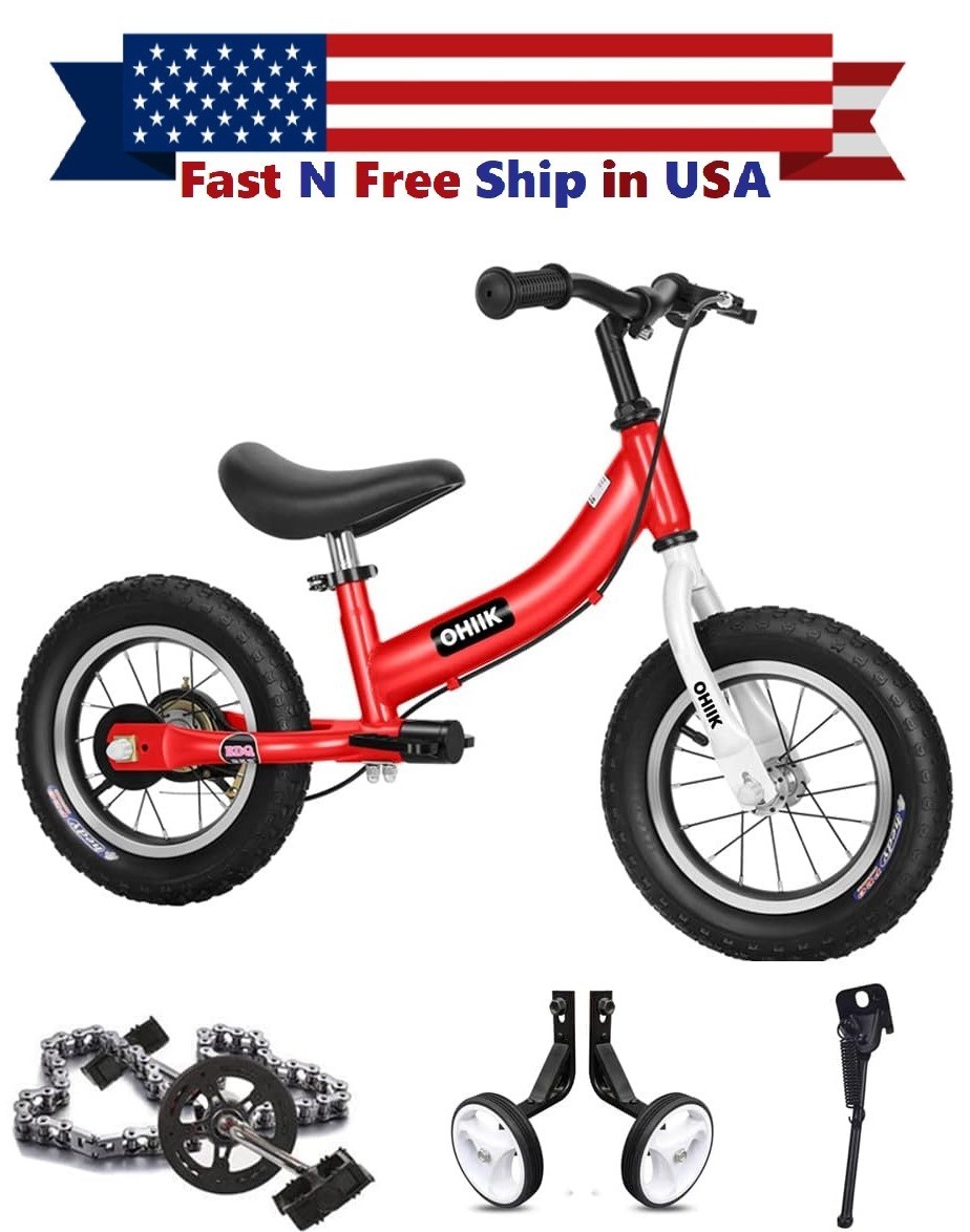 Balance Bike 2 in 1 for Kids 2 3 4 5 6 7 Years Old,Balance t