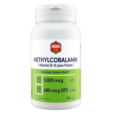Woho  Methyl B-12 5000 Mcg - 60 Lozenges, Clearance for EXP 06/2026