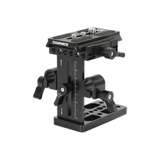 CAMVATE QR Camera Mount Plate w/Adjustable 15mm Rail Clamp fr Shoulder Mount Rig