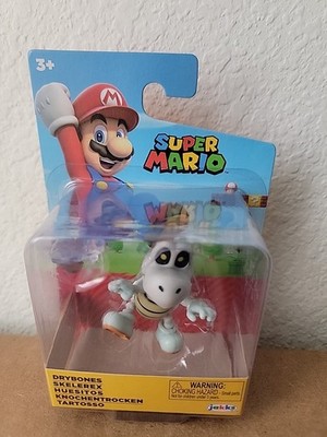 World Of Nintendo Dry Bones 2.5 Inch Action Figure Jakks Pacific Super Mario NIB