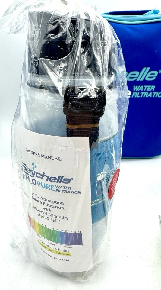 NEW Seychelle PH2O Pure Water Filtration Kit - Pitcher Bottle Bag & Filters - Image 3 of 4