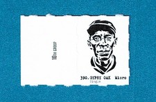 JOSE MENDEZ Very Rare GUMBALL MACHINE Baseball Stamp Card WITH TAB INTACT #390