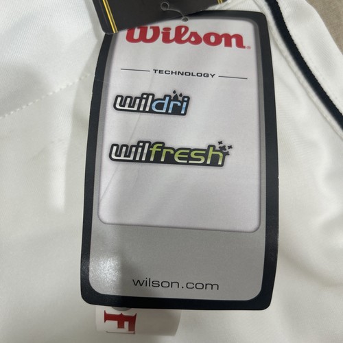 Wilson Relaxed Fit Baseball Softball Hose Weiß Schwarz Paspel Herren Gr. XL NEU - Bild 3 von 12