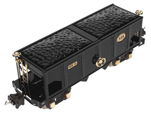 MTH 10-1042 Calibre O 816 Hojalata Negro Tolva Coche con Borde de Latón EX/Caja - Imagen 5 de 12