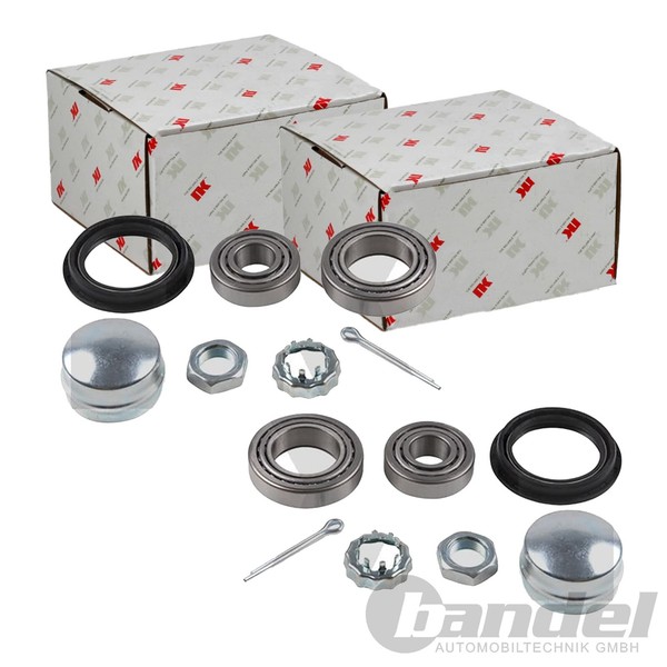 2X NK Radlager Radlagersatz Hinten AußEn Vorne Passend FüR Audi 100 50 60 75 80-image